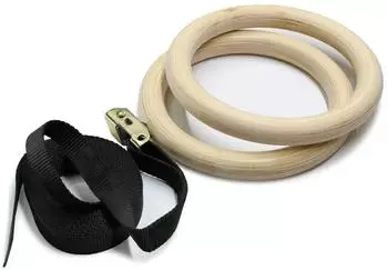 Y&Y Vertical Gym Rings Trainingsgriffe Holz