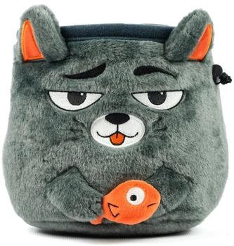 Y&Y Vertical Grey Cat Chalk Bag Grau/Schwarz/Orange (YYSAMCATGrey)