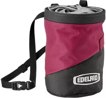 Edelrid Chalk Bag Splitter Twist - Chalkbag, grau (RhubarbRed)