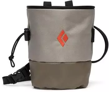 Black Diamond Mojo Zip Chalk Bag - Chalkbag, M/L, grau (Moonstone)