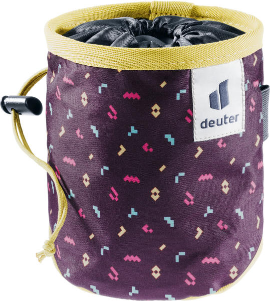 Deuter Gravity Chalk Bag I (2022) aubergine blocks-turmeric