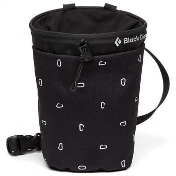 Black Diamond Gym Chalk Bag, M/L, schwarz (BlackBinerPrint)