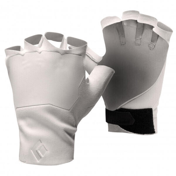 Black Diamond Crack Gloves M, grau (White)