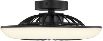Globo LED Deckenventilator, Memory, schwarz, k&uuml;hlend, D 30cm (etc115665_double)