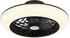 Globo LED Deckenventilator, Memory, schwarz, kühlend, D 30cm (etc115665_double)