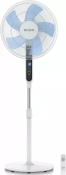 Brandson Standventilator DC Motor mit Fernbedienung und LED Display