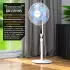 Brandson Standventilator DC Motor mit Fernbedienung und LED Display