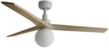 Faro Barcelona Energiespar Deckenventilator mit Beleuchtung und Fernbedienung 125 cm wei&szlig; (34280-11L)