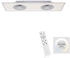 JUST LIGHT LED Deckenleuchte FLAT AIR 10 Geschwindigkeitsstufen weiß
