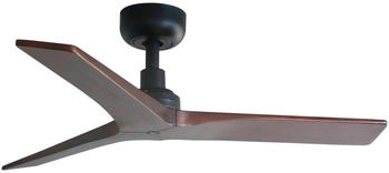 Faro Energiespar mit Fernbedienung Klim S Schwarz-Nussbaum 92 cm