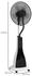 HomCom 2-in-1 Ventilator Schwarz