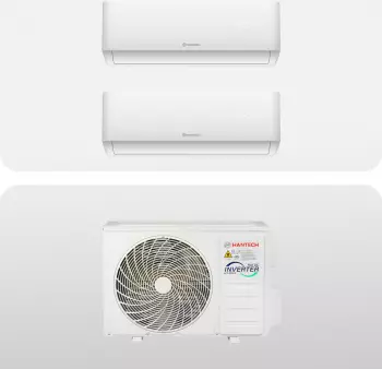 HANTECH Multisplit Klimaanlage 2 x 9.000 BTU (2,6kW) - WiFi - H-Pro