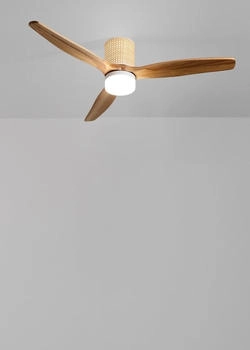 CREATE WIND CALM RATTAN white/light wood