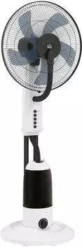 HomCom Misting fan 90 W oscillating Grey