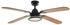 Lucande LED Ceiling Fan Tedric black