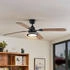 Lucande LED Ceiling Fan Tedric black
