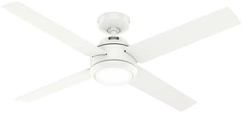 Hunter Fan DC Deckenventilator Greta Weiss mit LED & Fernbedienung weiss (52641)