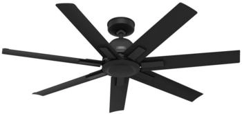 Hunter Fan DC Deckenventilator Sahira Schwarz mit Fernbedienung schwarz (52905)