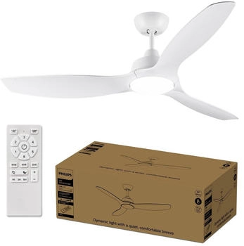 Philips Deckenventilatorleuchte 35 W (Ventilator) + 24 W (Leuchte) weiss (8721103057525)