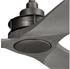 Elstead Lighting Ried leiser Deckenventilator Ø142cm + Fernbedienung braun