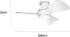 Elstead Lighting Sola leiser Deckenventilator mit LED Licht Ø86cm + Fernbedienung Mattes weiss