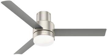 Hunter Fan Deckenventilator Gilmour Nickel mit Licht silber (50939)