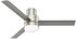 Hunter Fan Deckenventilator Gilmour Nickel mit Licht silber (50939)