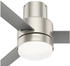 Hunter Fan Deckenventilator Gilmour Nickel mit Licht silber (50939)