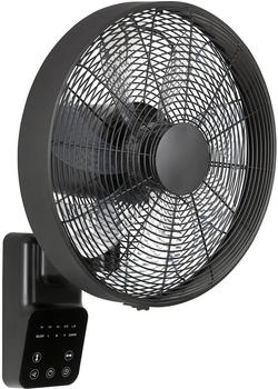 kaiserkraft Wandventilator AIROS ECO DESIGN WALL schwarz (74015)