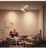 Philips Deckenventilatorleuchte 30 W (Ventilator) + 24 W (Leuchte) weiss (8721103057549)