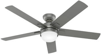 Hunter Fan Deckenventilator Zeal Silber mit Licht & Fernbedienung silber (51778)