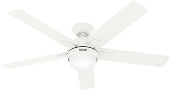 Hunter Fan Deckenventilator Zeal Weiss mit Licht & Fernbedienung weiss (51779)