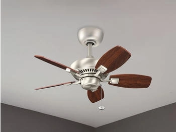 Elstead Lighting Canfield leiser Deckenventilator Ø76cm braun