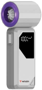 Verbatim Handventilator Cool'n'Go AirJet grau/lila grau/violett (32340)