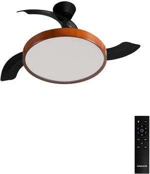 CREATE Wind Clear Studio M black/dark wood