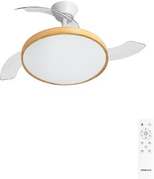CREATE Wind Clear Studio M white/light wood