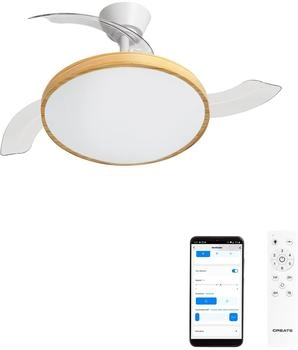 CREATE Wind Clear Studio M Wi-Fi white/light wood