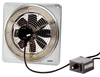 Maico Axial-Wandventilator DZQ 20/4 B Ex t Wandplatte, Drehstrom, StaubEx, 540 m&sup3;/h (0083.0200)