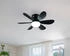 Trio Deckenventilator LUND Schwarz (R67462132)