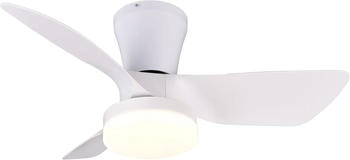 Trio Deckenventilator Randers Wei&szlig; mit LED Beleuchtung (R64412131)