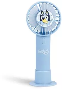 OTL Kinder Handventilator mit bürstenlosem Motor und 2 Speed Stufen lange Laufzeit mit starkem Li-I blau