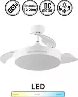 Ventilator Dc 72w Micenas White 3 Fl&uuml;gel Transp. 108d 6 Geschwindigkeit 7200lm 3