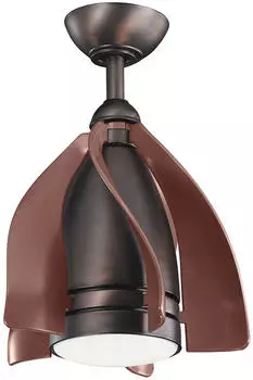 Licht-Erlebnisse ERIN Deckenventilator mit LED-Beleuchtung dimmbar Ø38cm (ED1/3/0313)