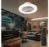 Globo Deckenventilator LED 30W CCT Sterneneffekt Fernbedienung, Ø50cm