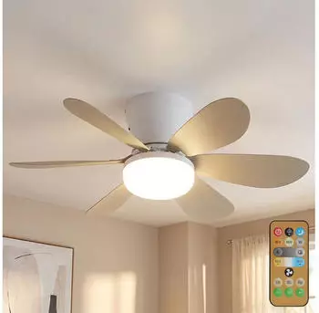 Globo Delores Deckenventilator mit LED, Fernbedienung, CCT, sand (03625SA)