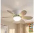 Globo Delores Deckenventilator mit LED, Fernbedienung, CCT, sand (03625SA)
