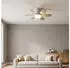 Globo Delores Deckenventilator mit LED, Fernbedienung, CCT, sand (03625SA)