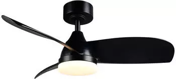 Trio Helsinki Deckenventilator LED dimmbar mit Fernbedienung, Schwarz (R62732132) – Trio Helsinki Deckenventilator mit LED und Fernbedienung