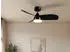 Trio Helsinki Deckenventilator LED dimmbar mit Fernbedienung, Schwarz (R62732132)