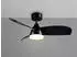 Trio Helsinki Deckenventilator LED dimmbar mit Fernbedienung, Schwarz (R62732132)